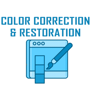 Color Correction and Restoration (with scanning package)