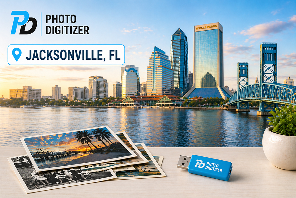 Photo Digitizer: Your trusted local source in Jacksonville for all of your photo scanning and restoration needs.