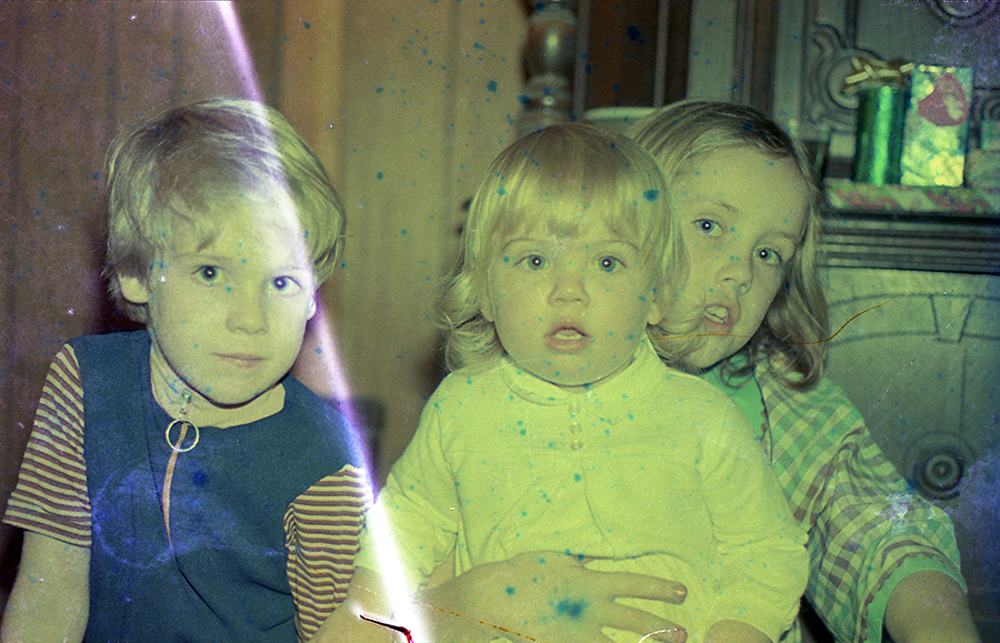 before photo restoration Jacksonville FL damaged family photo restored