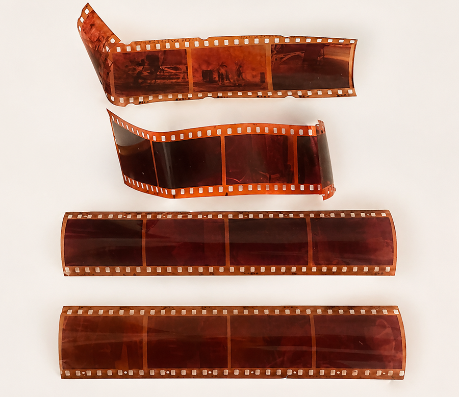 35mm negatives found in attic Jacksonville photo restoration