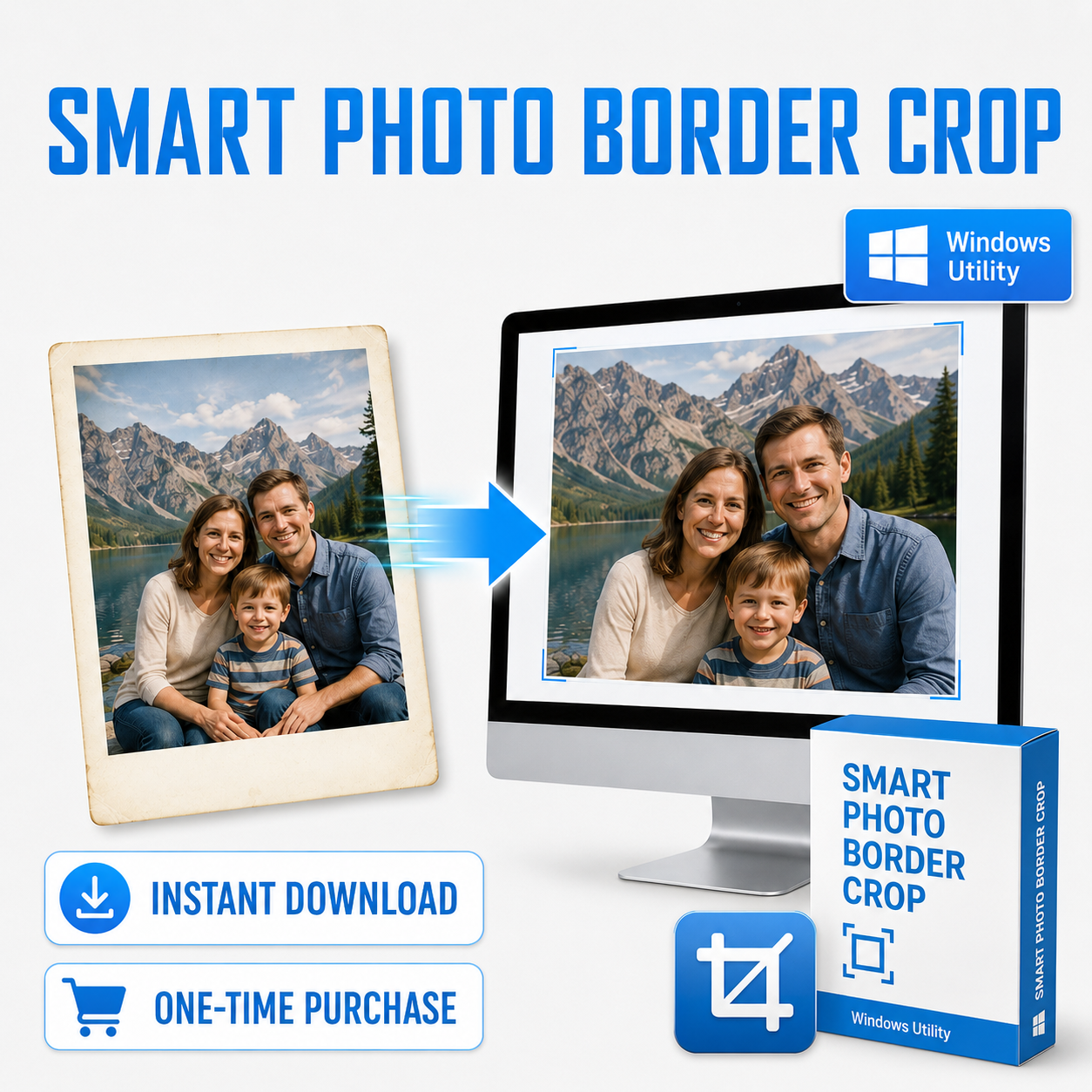 Smart Photo Border Crop